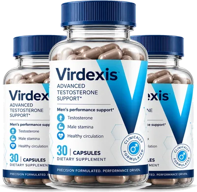 Virdexis 90-day supply, 3 bottles